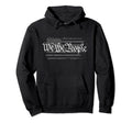 We People Distressed American Flag Hoodie - Trendy Graphic Unisex