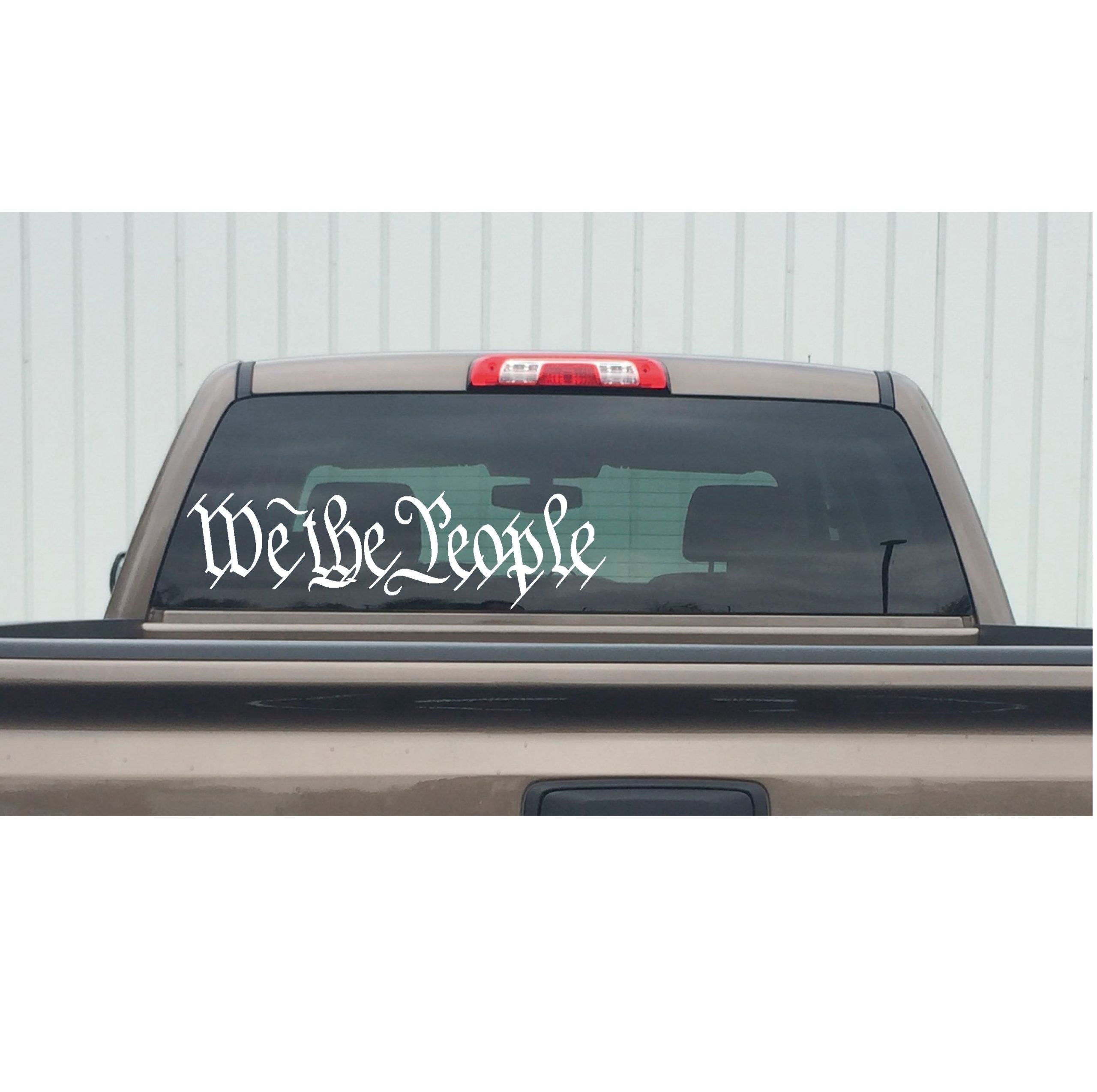 We The People Window Decal - We The People Constitution Logo Sticker - 7208