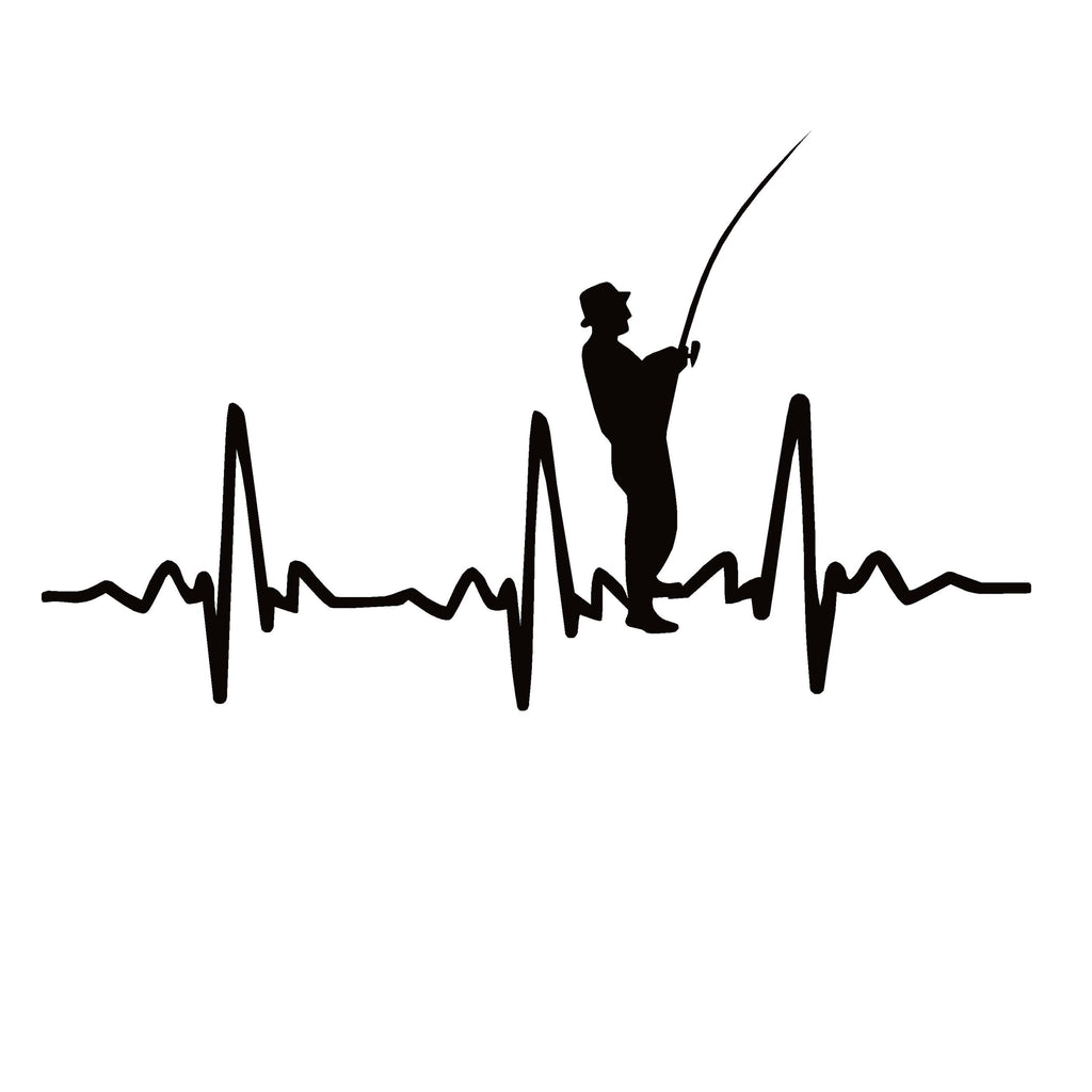 Fishing Love Lifeline Decal - Fishing Love Lifeline Sticker - 7255