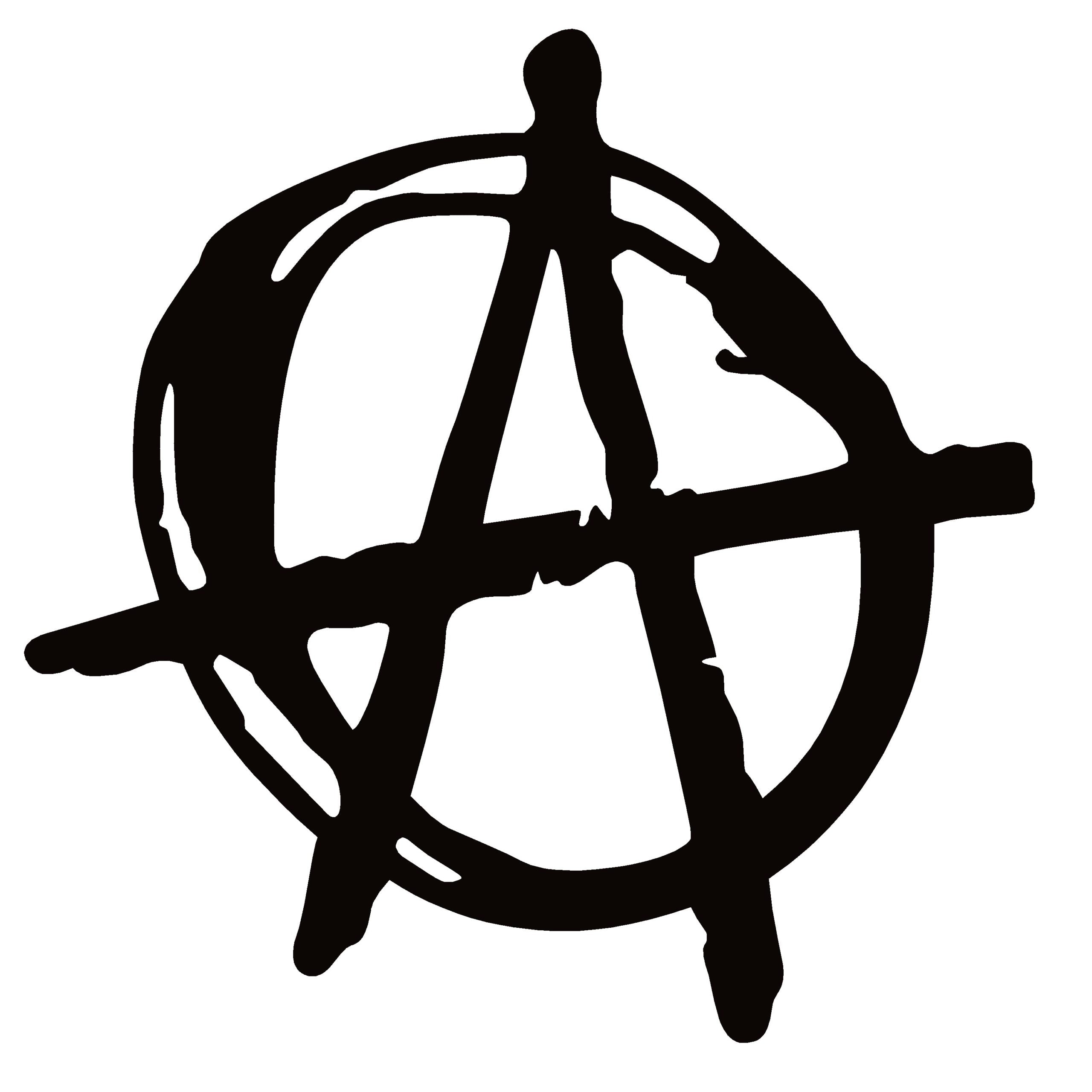 Anarchy Sticker – ANARCHY Symbol Decal – 7266