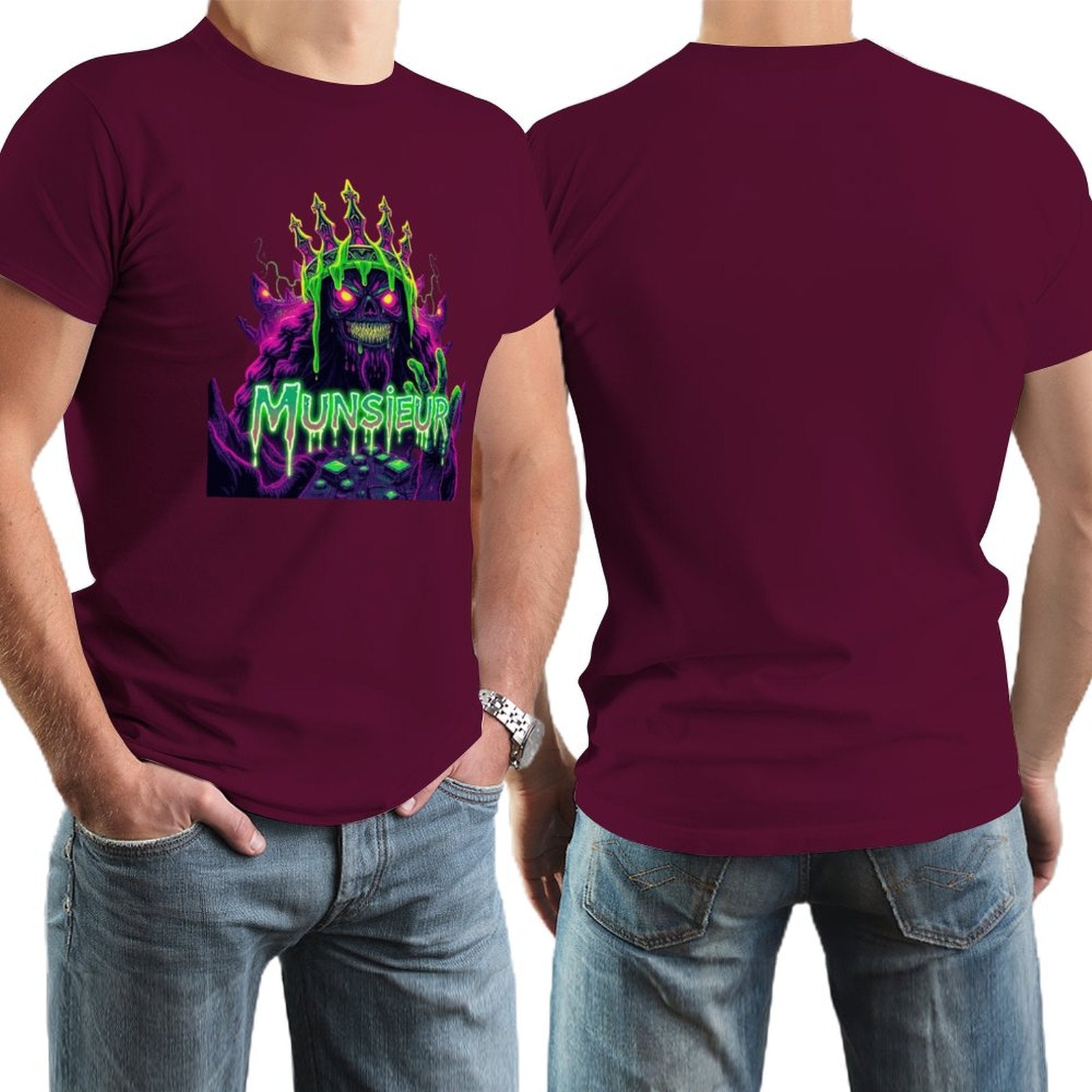 Munsieur Men's Emerald Isle Halloween Streetwear Tee
