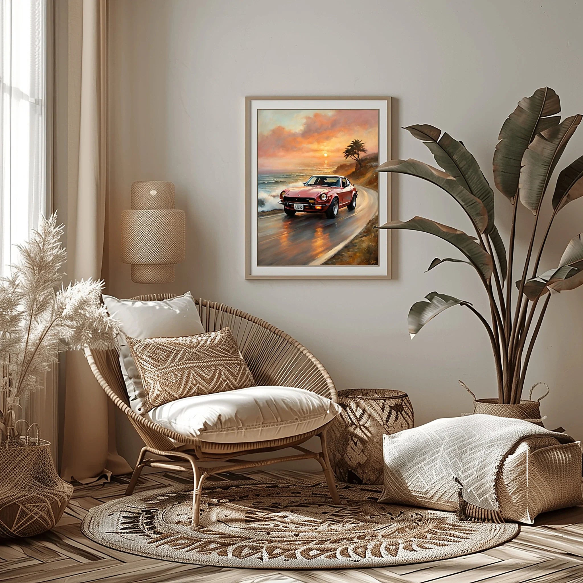 1972 Japanese Sports Icon - Coastal Edition | Poster Canvas