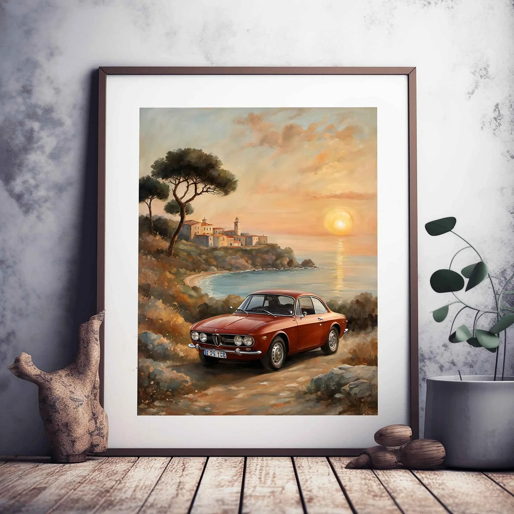 1972 Lancia Rally Warrior - Sunset Edition | Poster Canvas