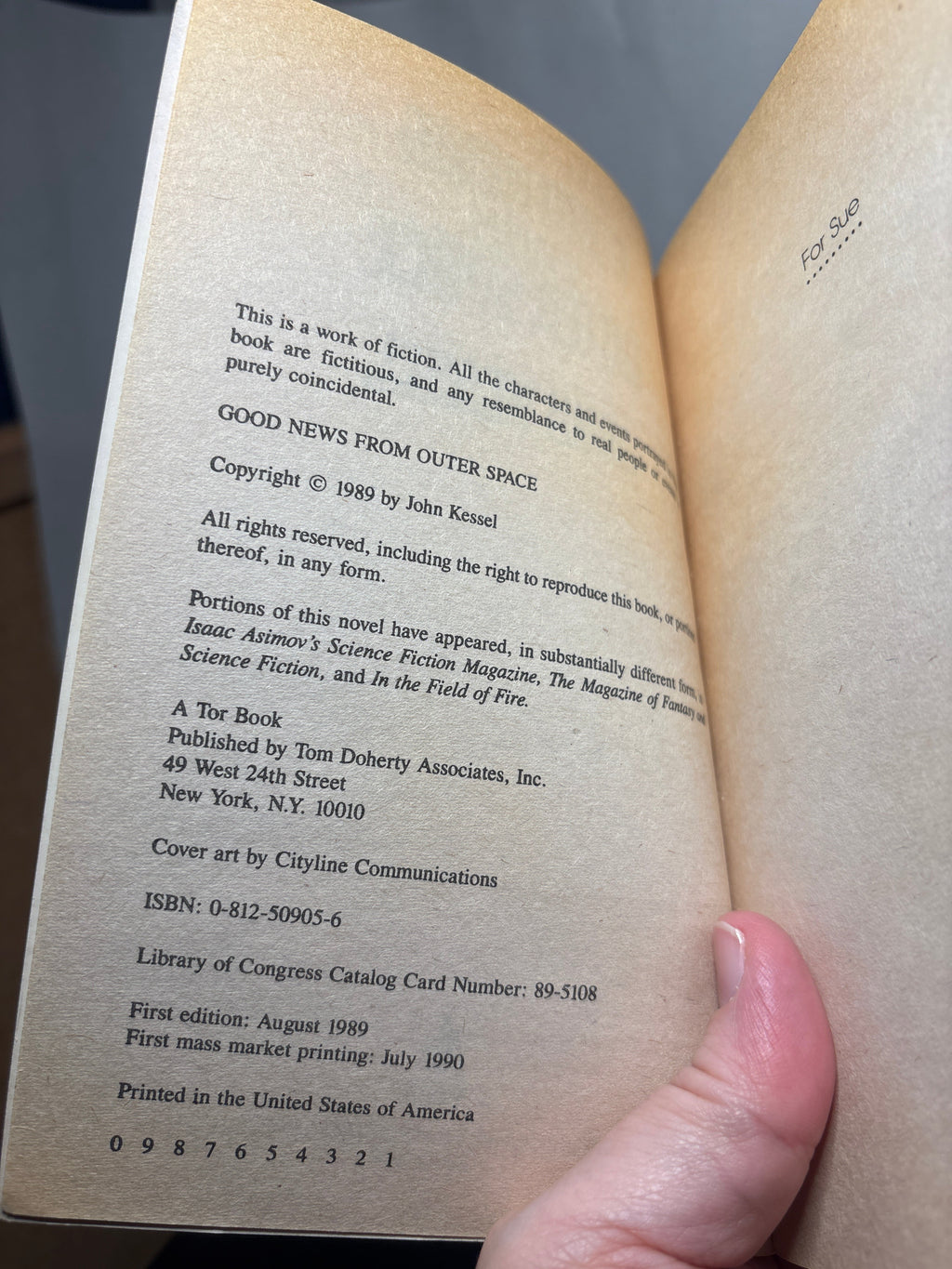 Good News from Outer Space by John Kessel | Nebula Nominee | Vintage Sci-Fi