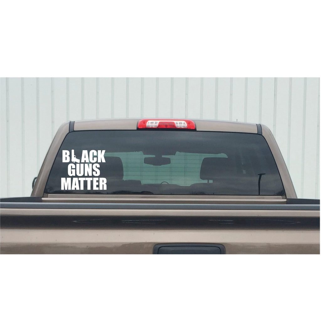 Black Guns Matter Decal Handgun – 2nd Amendment Window Sticker – 7407