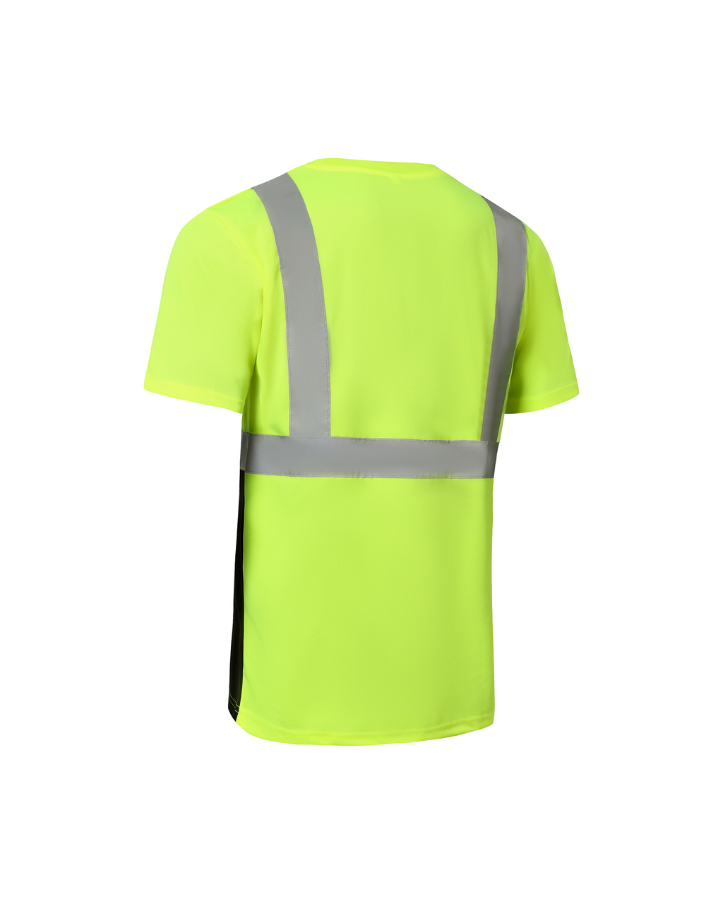 Kiwi High Visibility ANSI/ISEA 107-2020, Type R, Class 2 Two Tone Neon Short Sleeve Safety Shirt [74000]