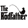 THE RODFATHER Fishing Window Decal -  THE RODFATHER Fishing Window Sticker - 7470