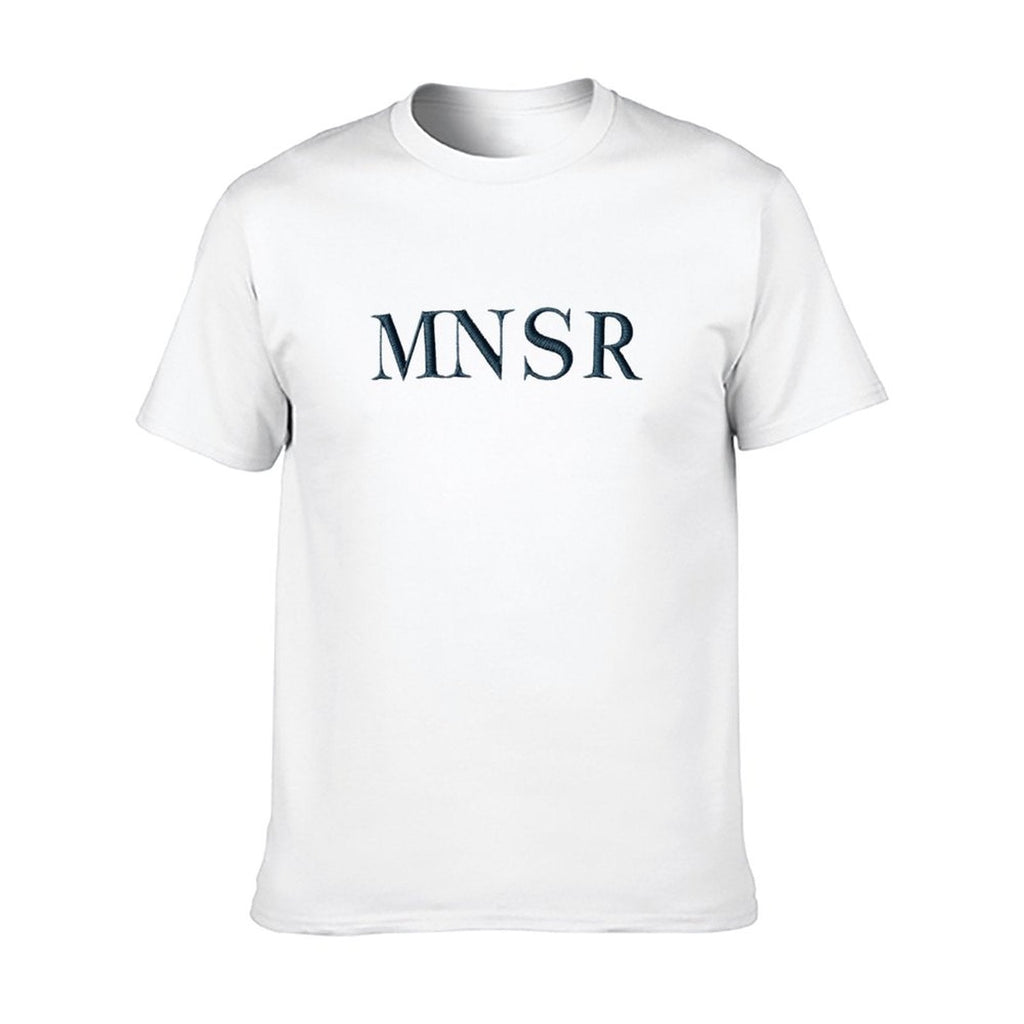 Munsieur Men's Tee Cotton Signature Print Design "MNSR"