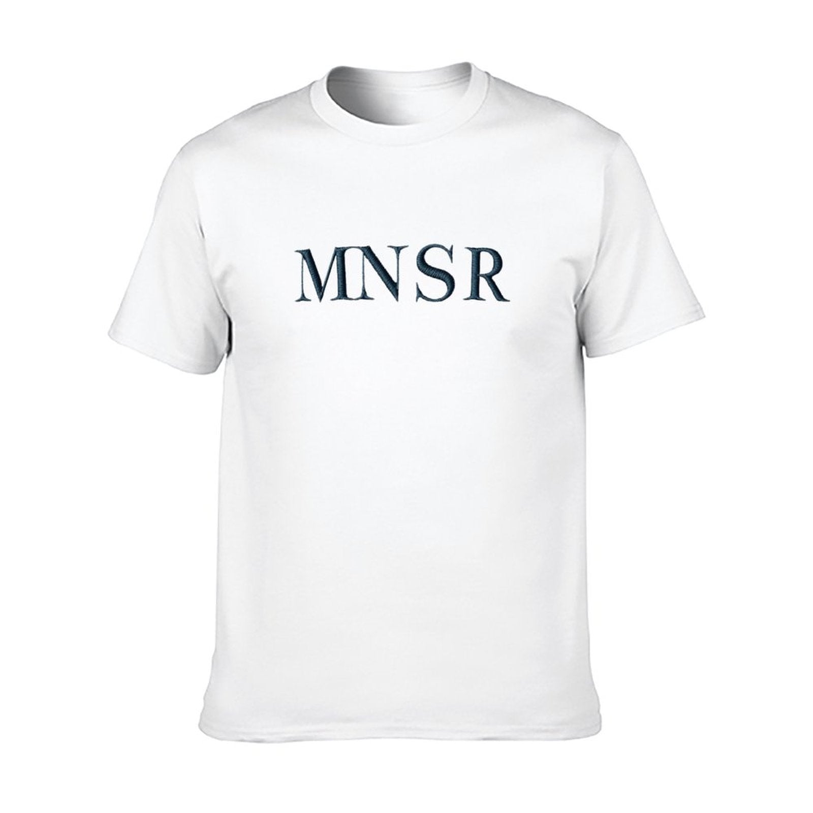 Munsieur Men's Tee Cotton Signature Print Design "MNSR"