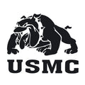 USMC Bulldog Decal – United States Marine Corps Window Sticker – 7503