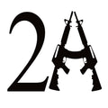 2A Window Decal - Second Amendment Guns Decal – Pro 2A Gun Rights - 7504