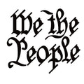 We The People Window Decal – Patriotic Constitution Logo Sticker – 7556