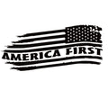 American Flag Decal – America First Sticker for Trucks & Cars – 7564
