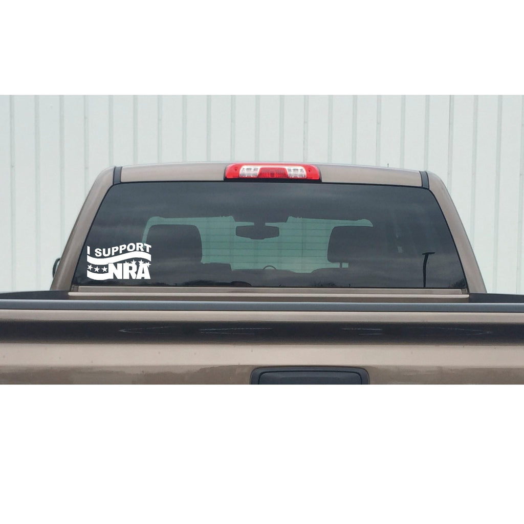I Support the NRA Decal – Gun Rights Sticker NRA Supporter Decal – 7565