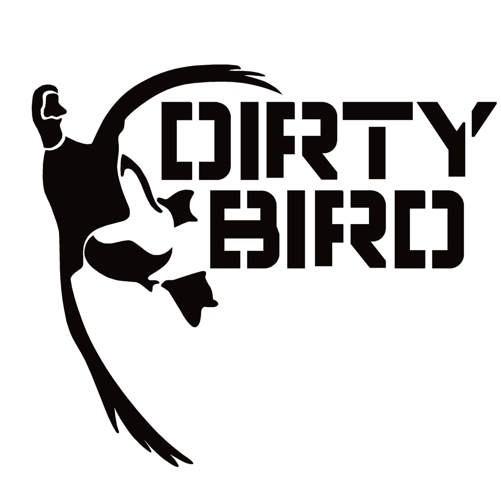 Dirty Bird Duck Window Decal Sticker - 7566