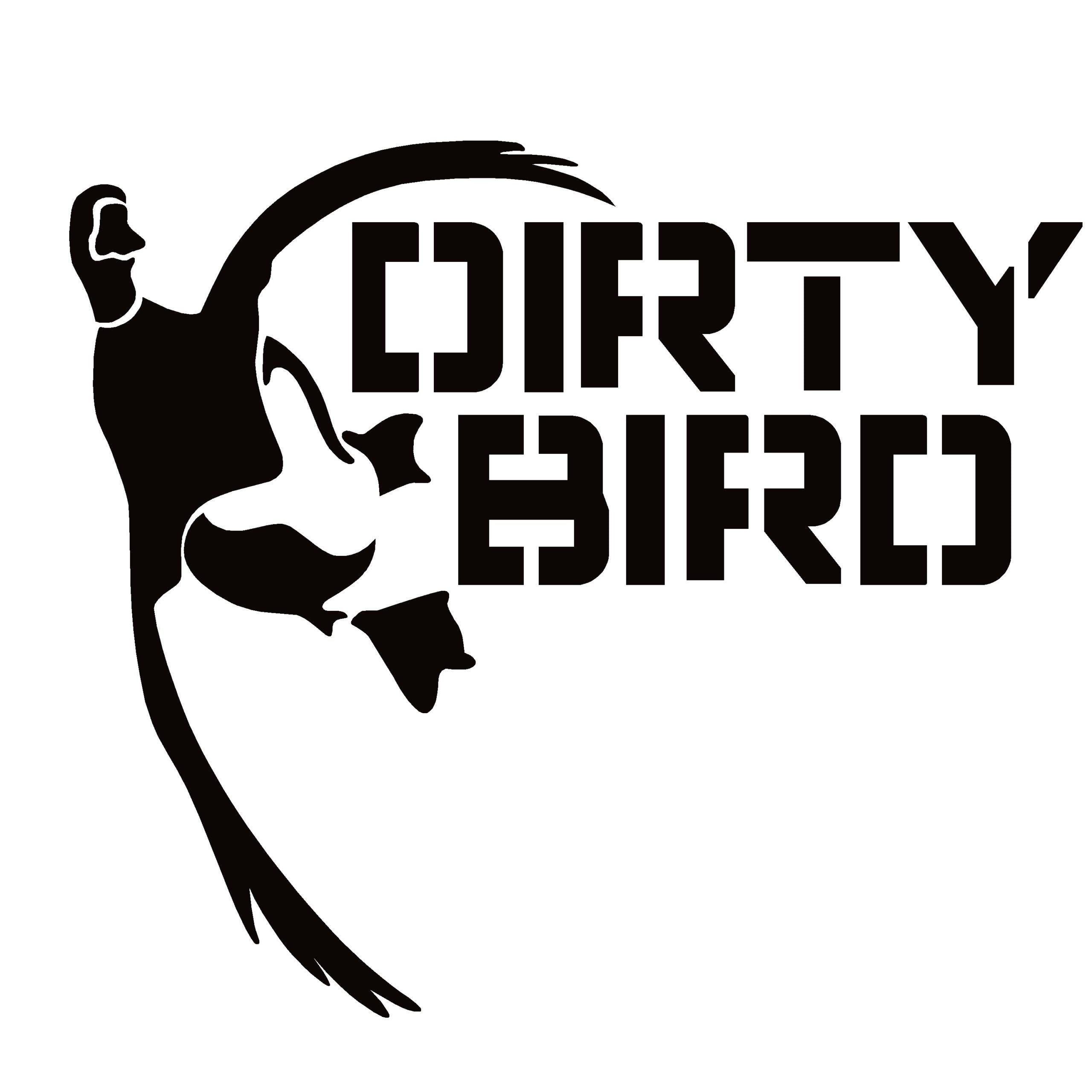 Dirty Bird Duck Window Decal Sticker - 7566