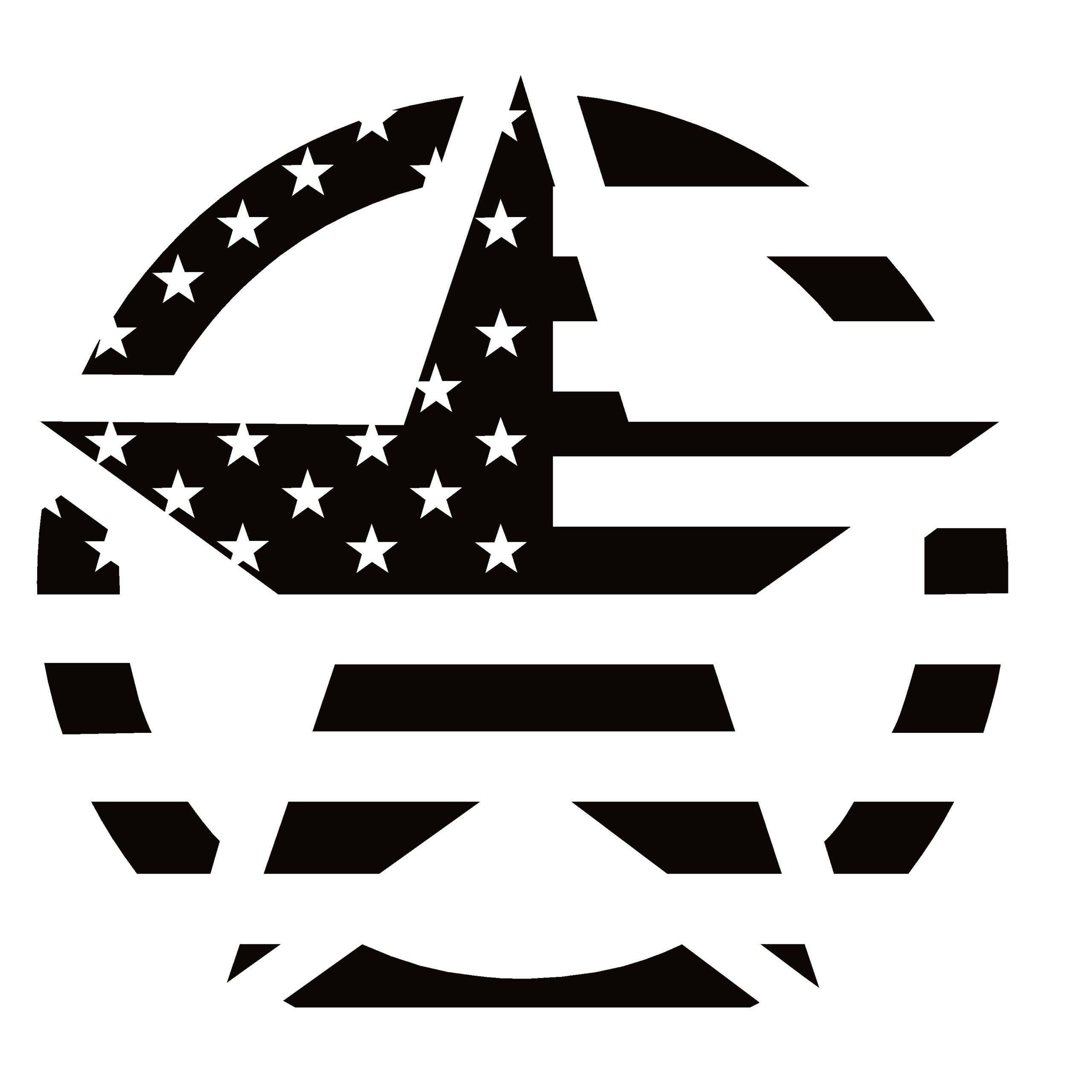 Military Star Flag Decal – Patriotic Window Sticker for Trucks & Cars – 7581