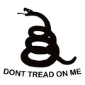 Don't Tread On Me Decal – Gadsden Flag Window Sticker – 7613