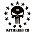Oath Keeper Decal - Three Percenter Oath Keeper Decal for Cars & More - 7632