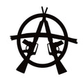 Pro Gun Decal - Anarchy Pro Gun Window Decal Sticker - 7646