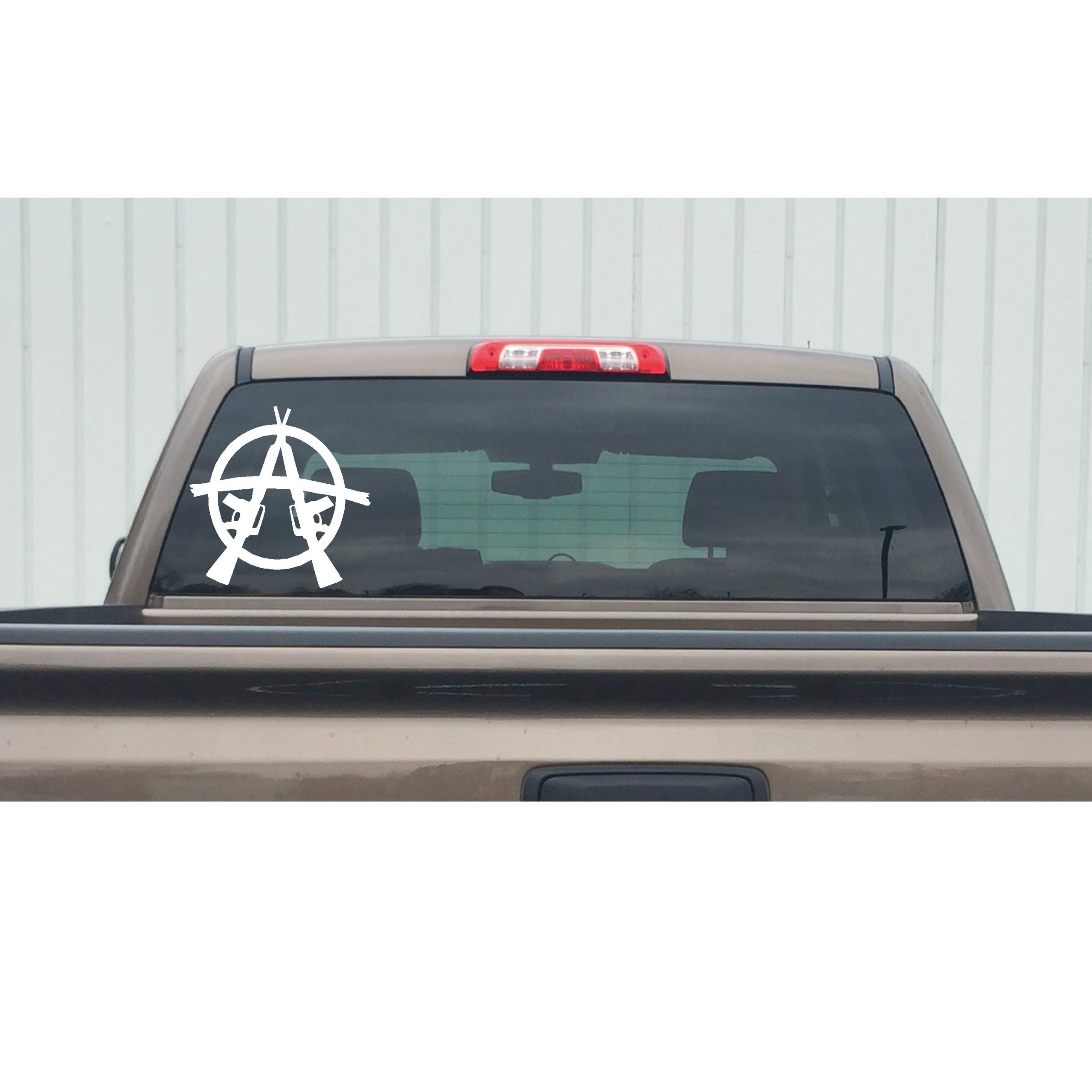 Pro Gun Decal - Anarchy Pro Gun Window Decal Sticker - 7646