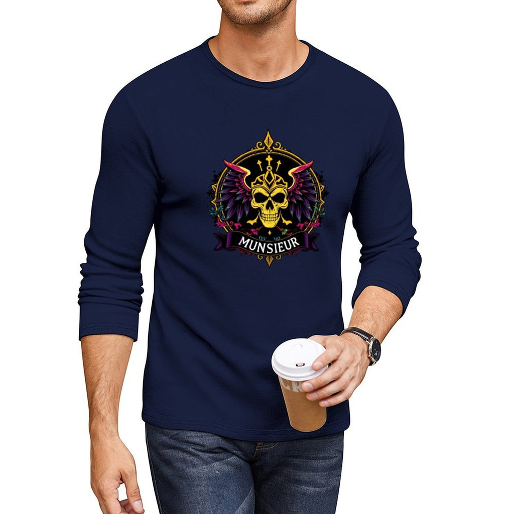Munsieur Long Sleeve Tee for Men: Ultra-Soft Fabric for All-Day Wear