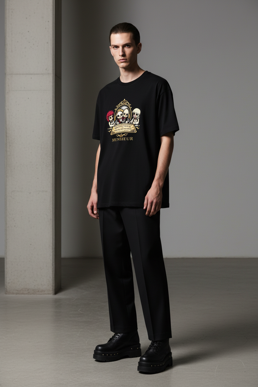 Men's Munsieur Halloween Tee "Ouija" Designer Streetwear for Men