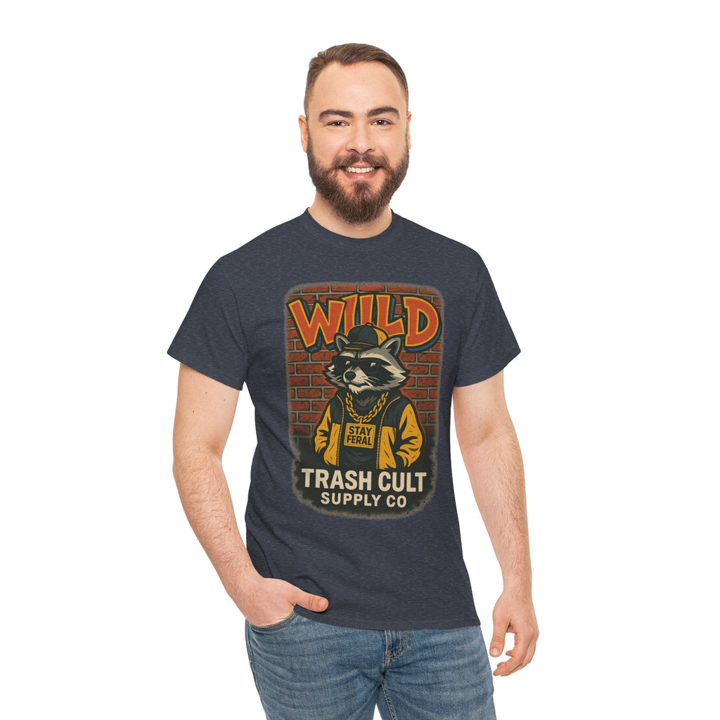 Wild Trash Cult Unisex Tee, Retro Animal T-Shirt, Graphic Tee, Eco-Conscious Apparel, Gift for Nature Lovers, Casual Streetwear