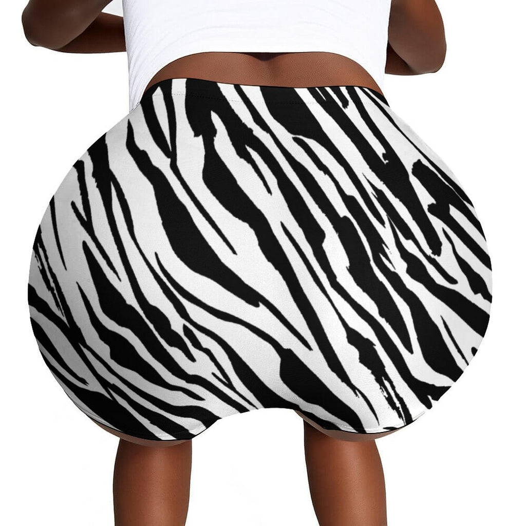 MUNSIEUR Zebra Print Bottoms - Bold Designer Pants for Women