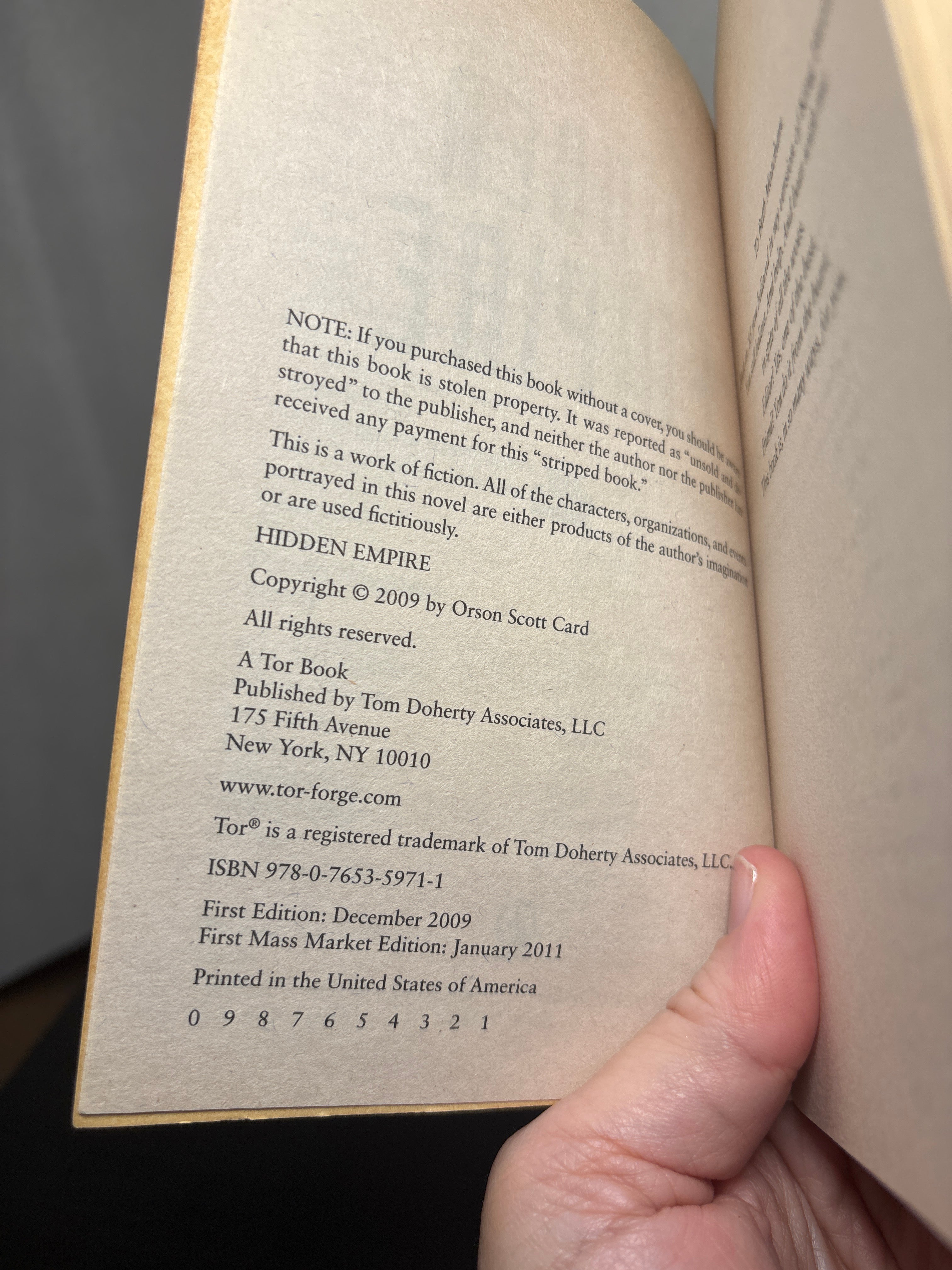 Hidden Empire by Orson Scott Card (Empire #2) | Political Sci-Fi Thriller