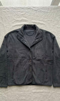 INSPIRED by Wild Palms Size M Charcoal Gray Fleece Snap Neck Pullover Sweater-M