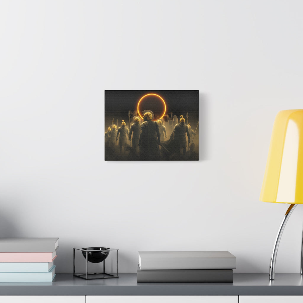 Epic Warrior Wall Art, Matte Canvas Print, Home Decor, Fantasy Art, Gift for Gamers, Movie Lovers, Historical Enthusiasts