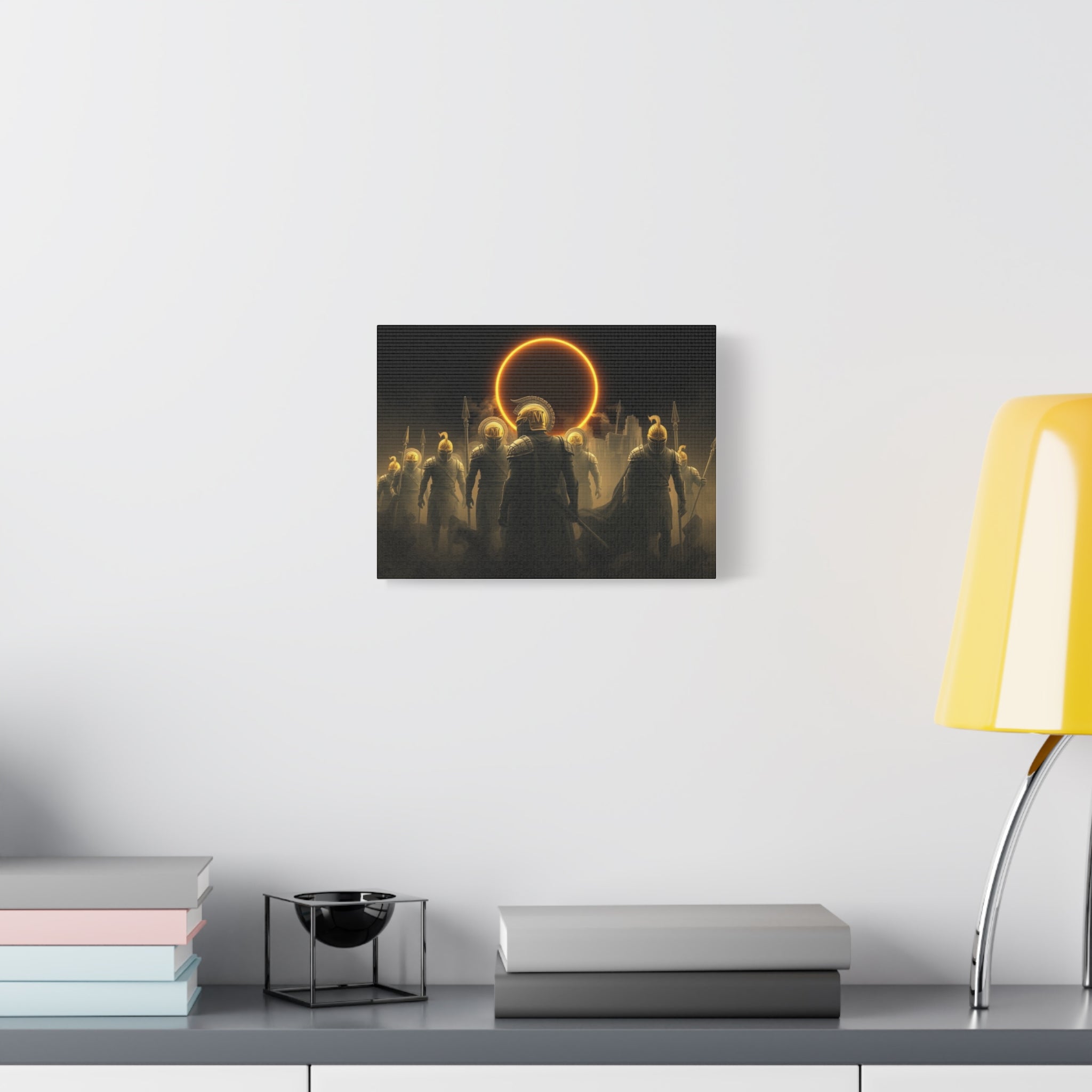 Epic Warrior Wall Art, Matte Canvas Print, Home Decor, Fantasy Art, Gift for Gamers, Movie Lovers, Historical Enthusiasts