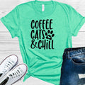 Coffee Cats & Chill Graphic Tee