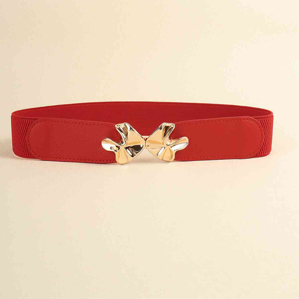 Alloy Buckle Elastic Belt