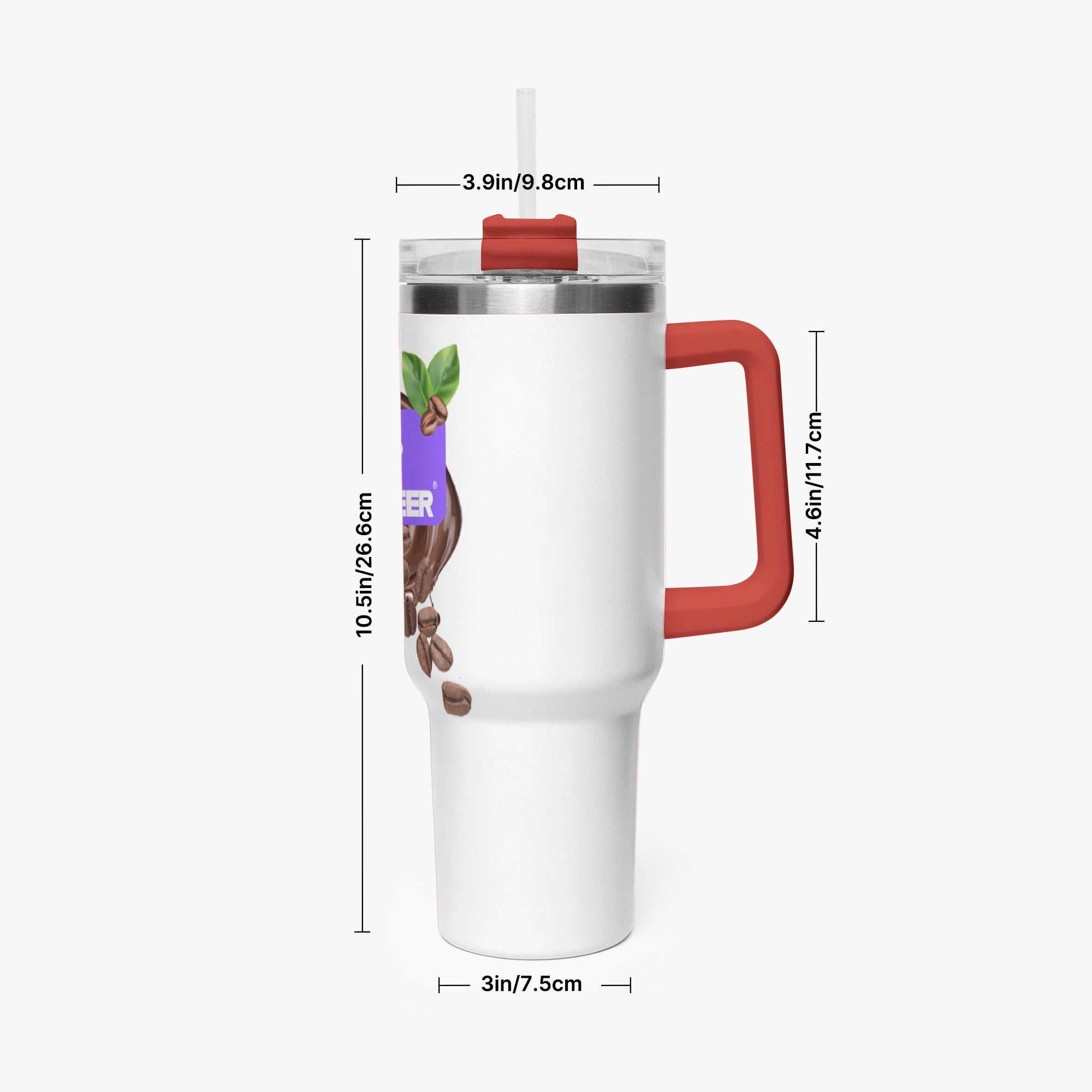 1102. 40oz Car Tumbler Cup
