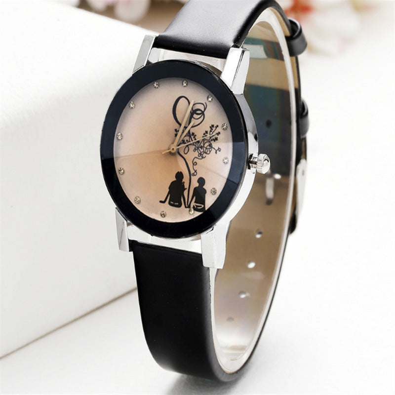 New Couple Trendy Stylish Glossy Simple Elegant Couples Watch