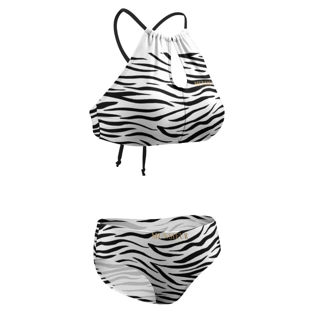 Munsieur Boudoir Zebra Print Swimwear – Drape Yourself in Desire!