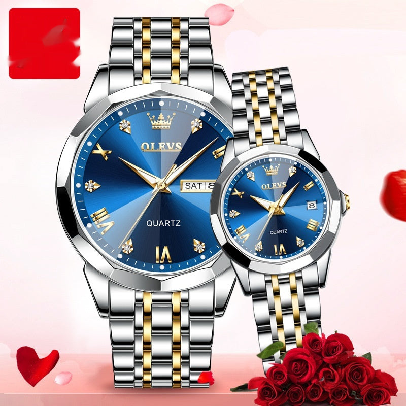 Watch Valentine's Day Gift Couple Watch His and Hers Set