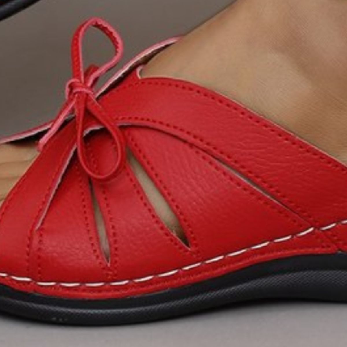 Open Toe Low Sandals