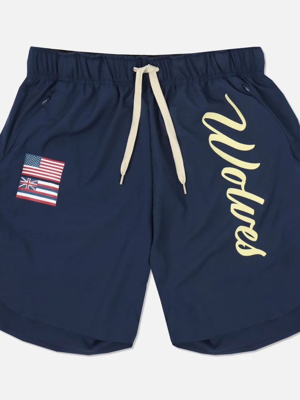 Men's Plus Size Drawstring US Flag Active Shorts