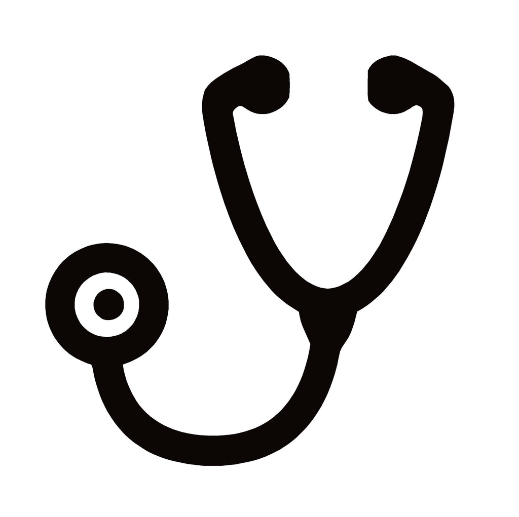 Stethoscope Nurse/Doctor Window Decal - Stethoscope Nurse/Doctor Sticker - 8013