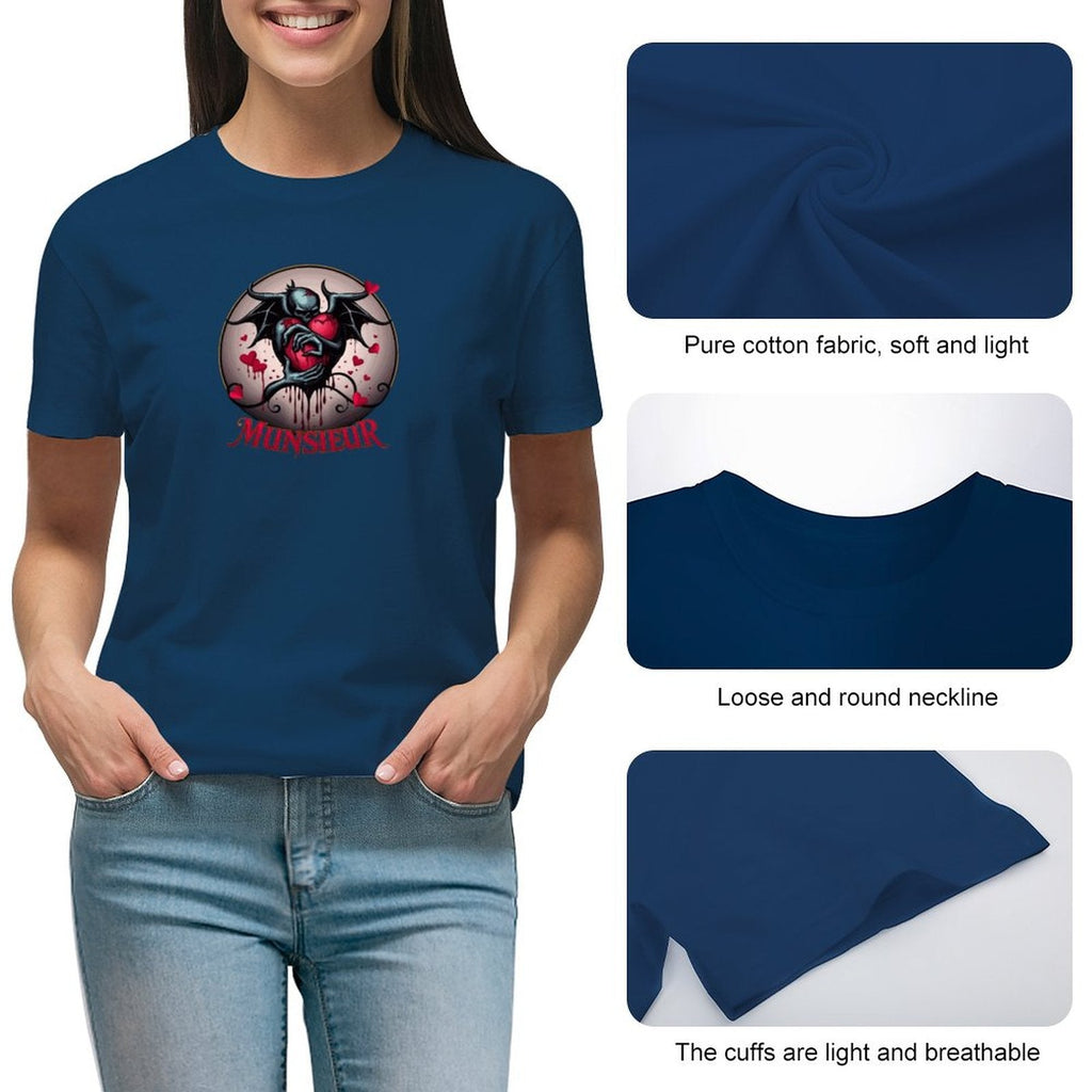 Munsieur T-Shirt for Women: Classic with a Modern Edge for Her