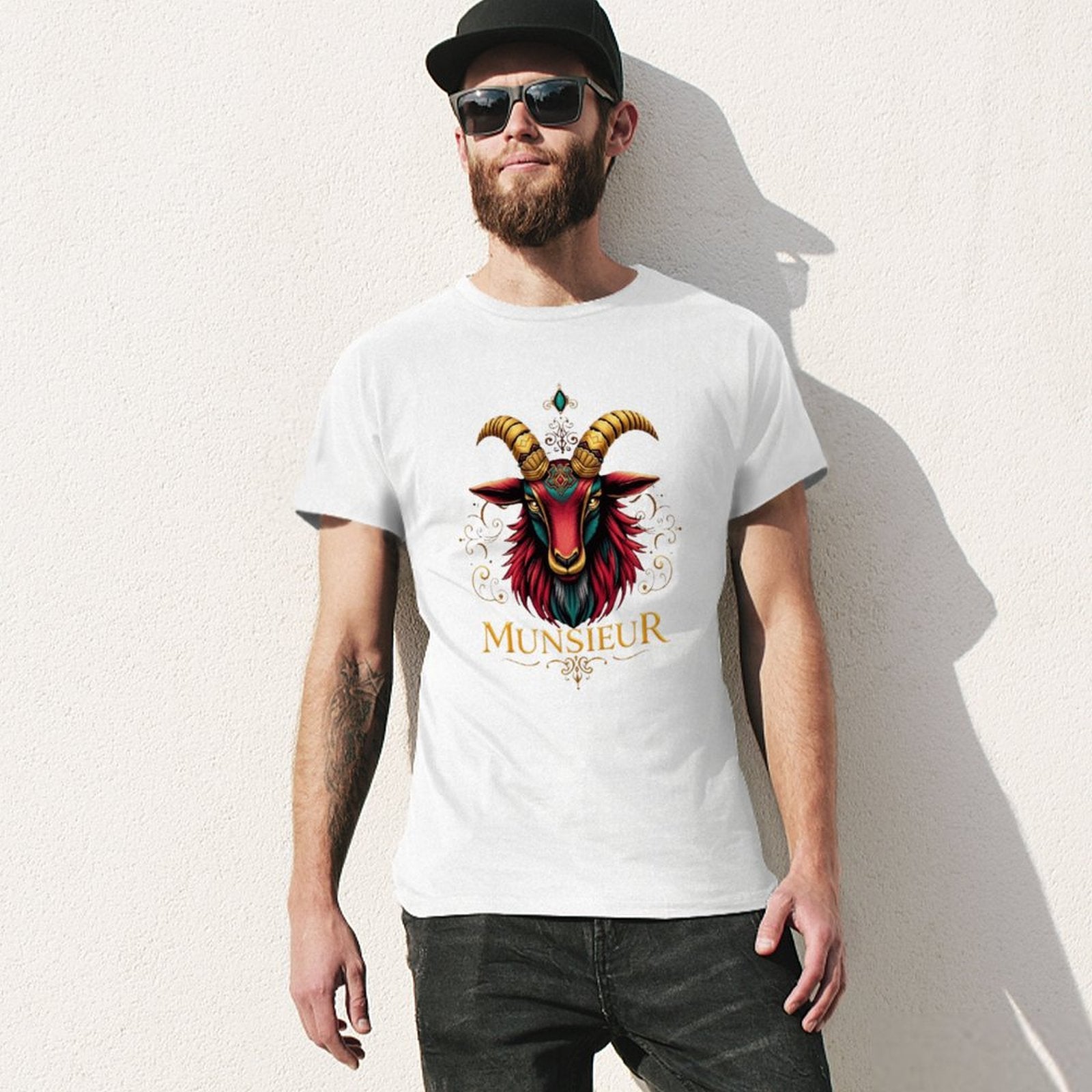 Men's Munsieur Tee "Icon Billy" Designer Streetwear Fashion