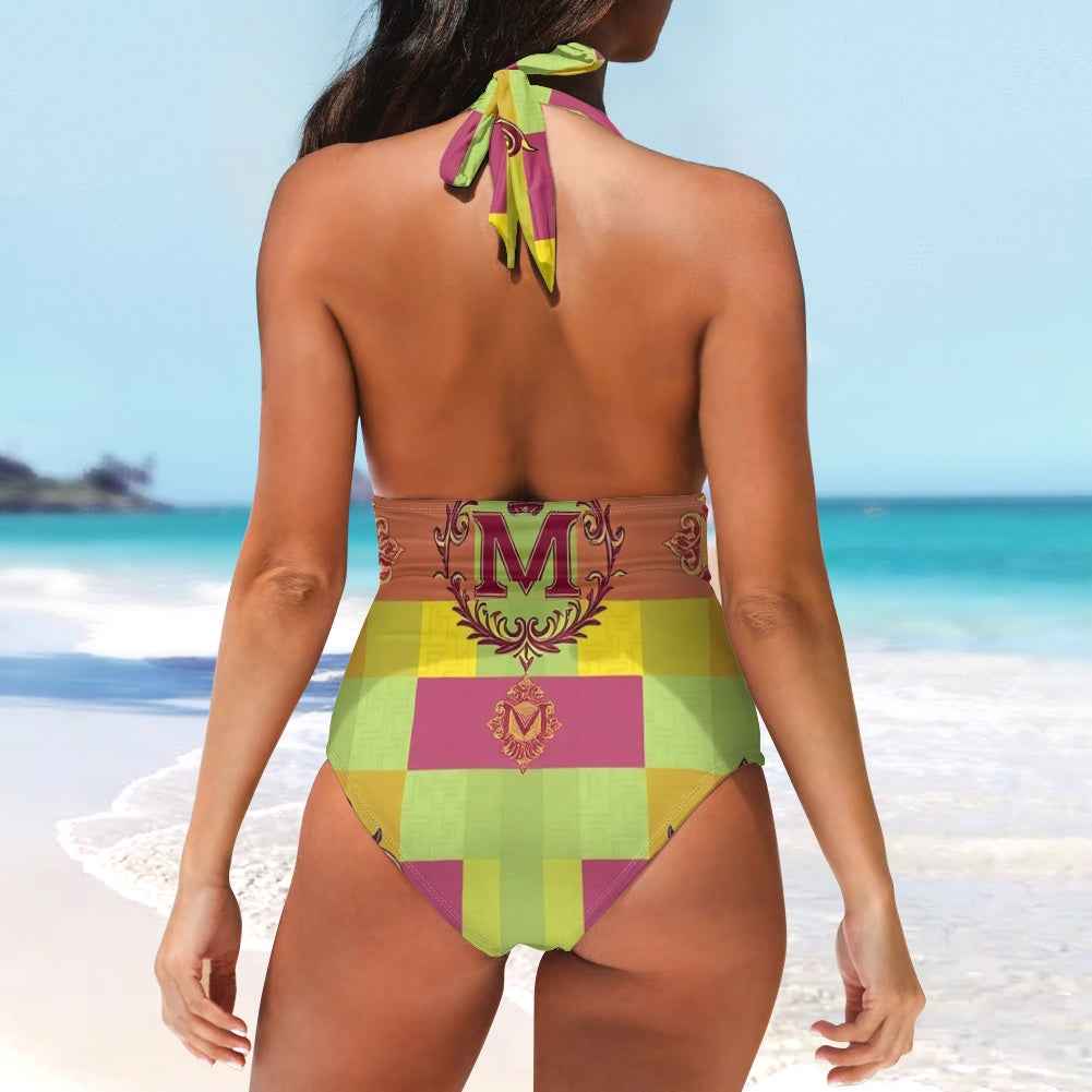 All-Over Print Women's High Cut One-piece Swimsuit