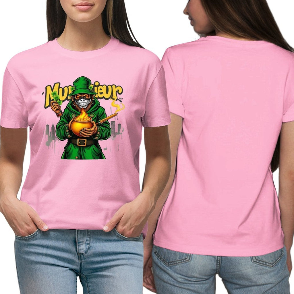 Munsieur St. Patrick's Day Collection Women's Leprechaun Mafia T-shirt