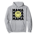 Mama Happy Smile Face 90S Aesthetic Hoodie - Custom Art Print for Adults