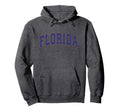 Florida Fl Athletic Sports Orange 80S 90S Hoodie - Novelty Apparel Unisex
