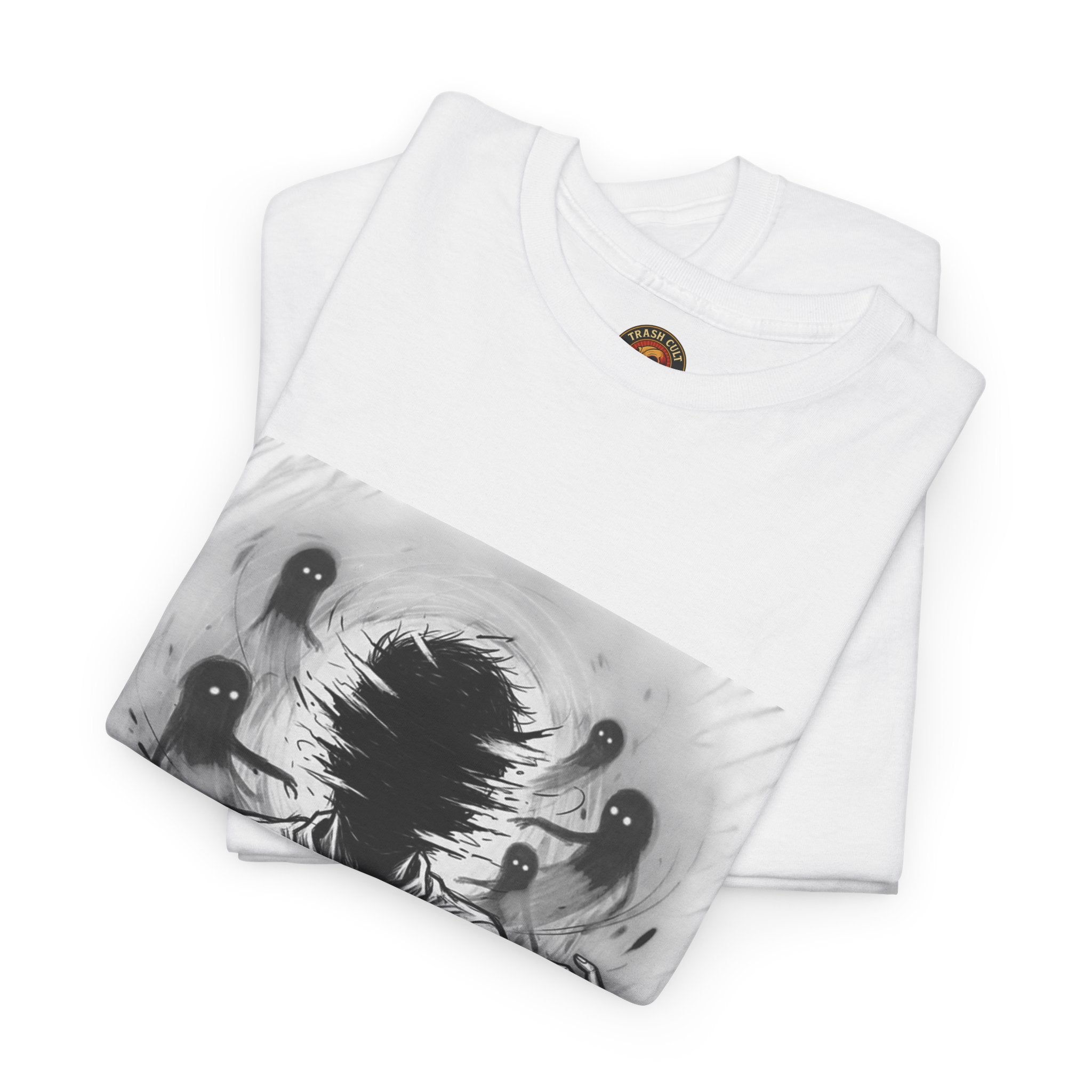 Xian Allen x Trash Cult Shirt – “Don’t Let Them In” | Ghost Spiral Emotional Horror Tee