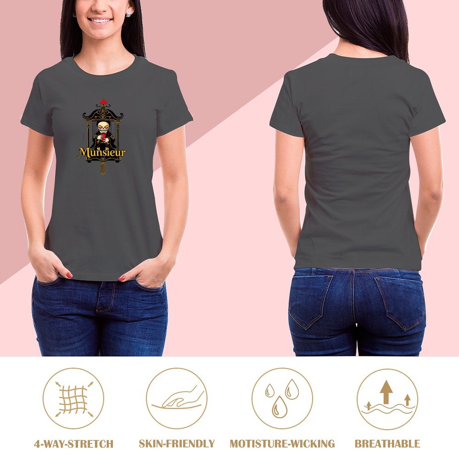 MUNSIEUR Premium Women's T-Shirts: Luxury and Comfort Combined for Her
